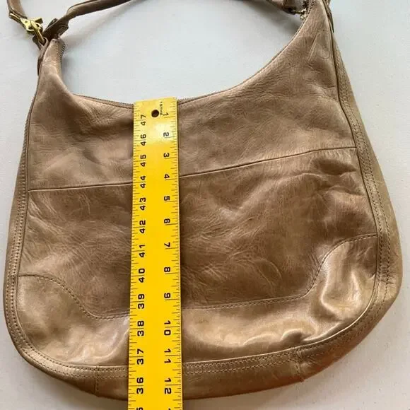 Frye melissa Bag Womens Brown Leather Crossbody/ Shoulder Lined Detachable Strap